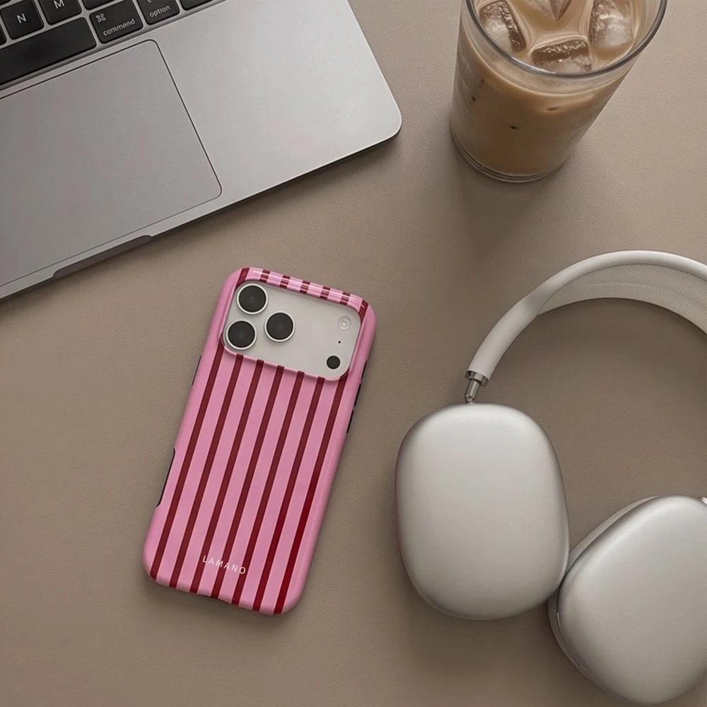 Dėklas Tech-Protect Lamano MagSafe Case for iPhone 18 Pro / 17 Pro - Rožinė/Raudona
