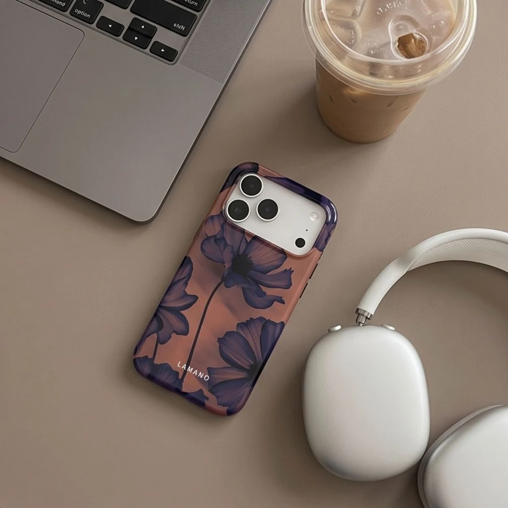 Dėklas Tech-Protect Lamano MagSafe case for iPhone 18 Pro / 17 Pro - navy mėlynas and ruda