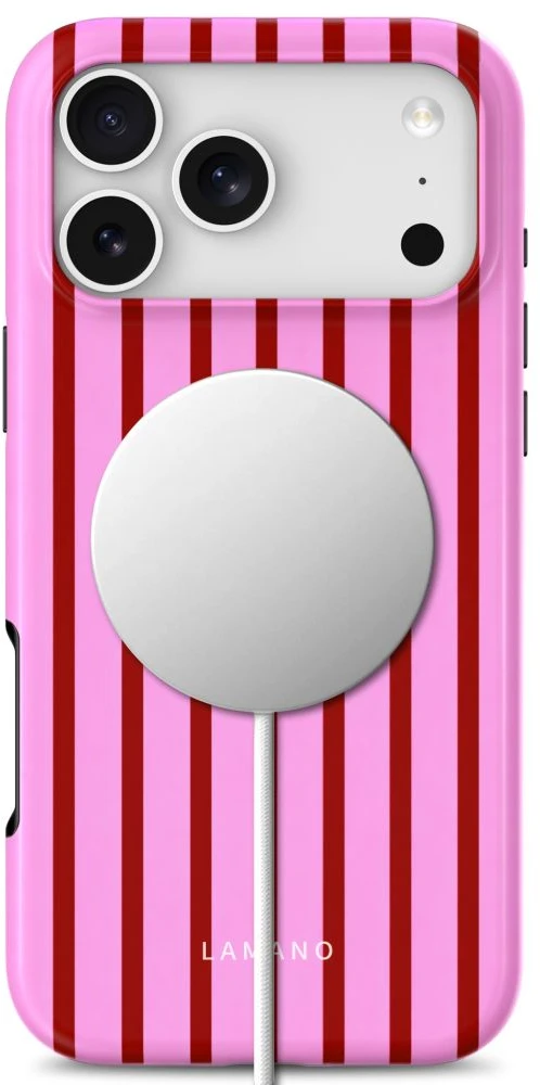 Dėklas Tech-Protect Lamano MagSafe Case for iPhone 18 Pro / 17 Pro - Rožinė/Raudona