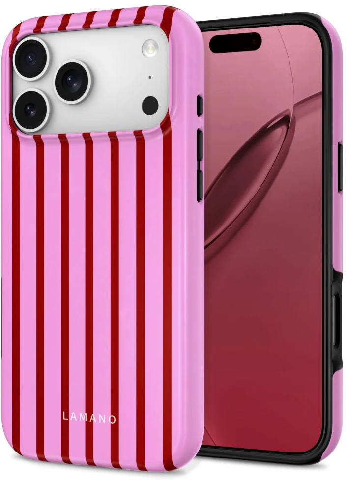 Dėklas Tech-Protect Lamano MagSafe Case for iPhone 18 Pro / 17 Pro - Rožinė/Raudona