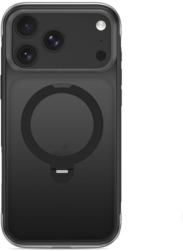 Dėklas Tech-Protect MAGAIR STAND MagSafe CC iPhone 17 PRO MAX / 18 PRO MAX MATINIS Juodas