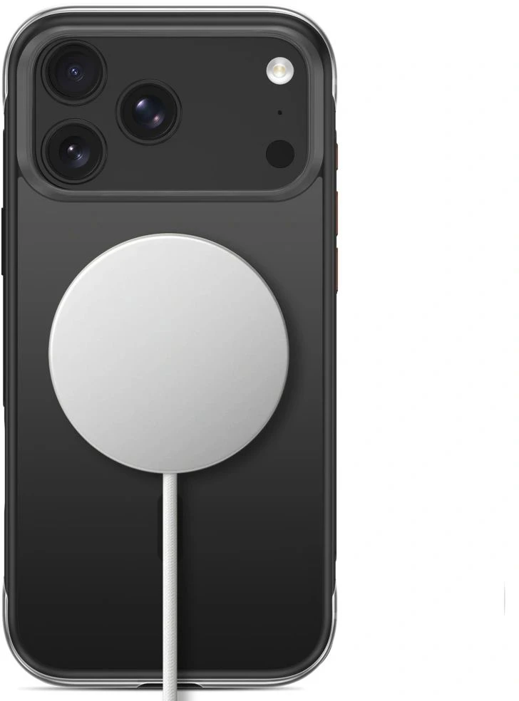Dėklas Tech-Protect MAGAIR STAND MagSafe CC iPhone 17 PRO MAX / 18 PRO MAX MATINIS Juodas