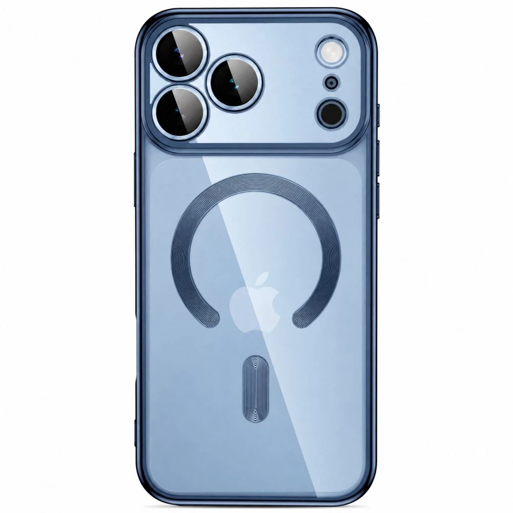 Dėklas Tech-Protect MAGFLEX MagSafe iPhone 17 PRO MAX / 18 PRO MAX BLIZGUS ŠVIESIAI MĖLYNAS