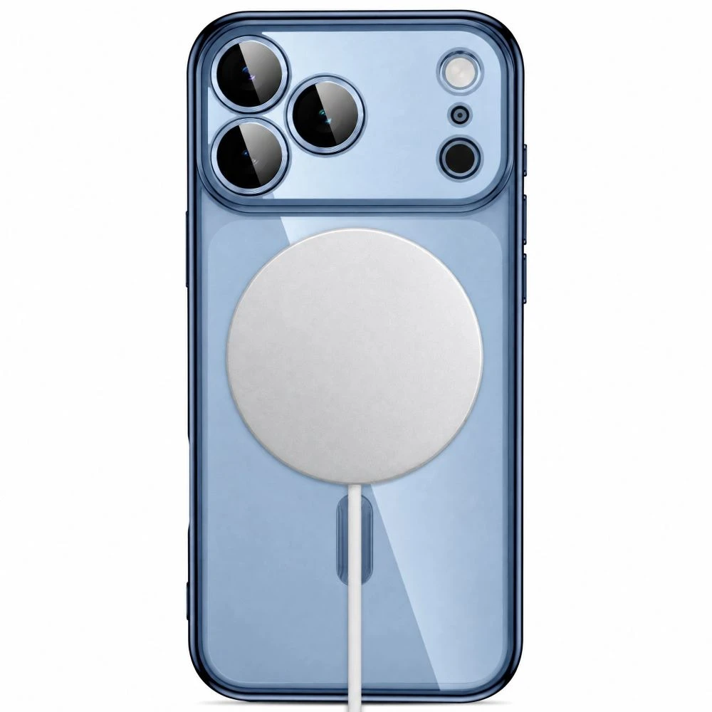 Dėklas Tech-Protect MAGFLEX MagSafe iPhone 17 PRO MAX / 18 PRO MAX BLIZGUS ŠVIESIAI MĖLYNAS
