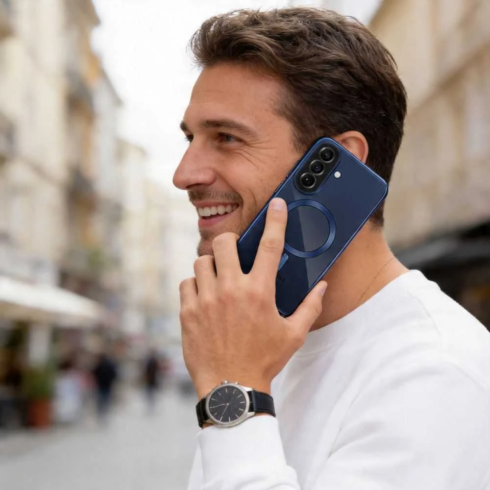 Dėklas Tech-Protect MagFlex MagSafe Samsung Galaxy A57 5G TAMSIAI MĖLYNAS