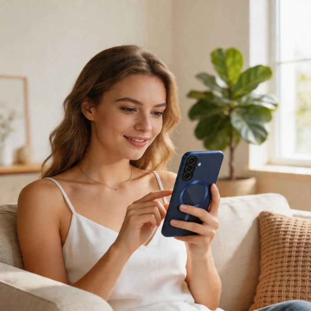 Dėklas Tech-Protect MagFlex MagSafe Samsung Galaxy A57 5G TAMSIAI MĖLYNAS