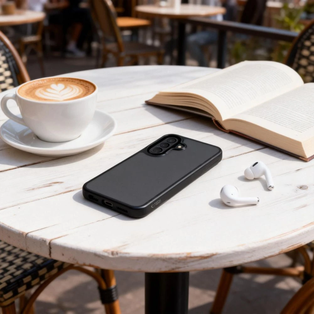 Dėklas Tech-Protect MAGMAT GALAXY A36 / A37 / A56 / A27 5G MATINIS Juodas