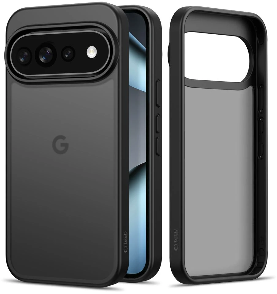 Dėklas TECH-PROTECT MAGMAT GOOGLE PIXEL 9 / 9 PRO / 10 / 10 PRO / 11 / 11 PRO MATINIS Juodas