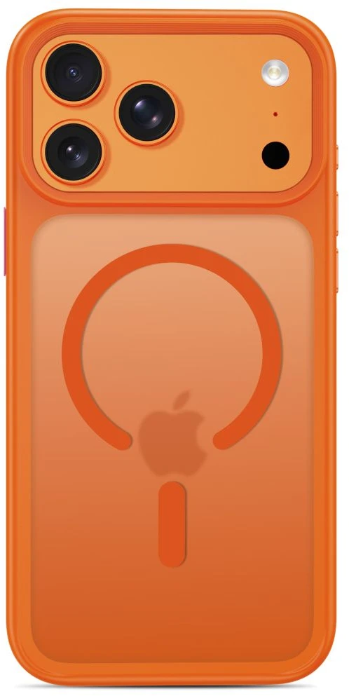 Dėklas Tech-Protect MagMat MagSafe CC iPhone 17 Pro / 18 Pro MATINIS COSMIC Oranžinis