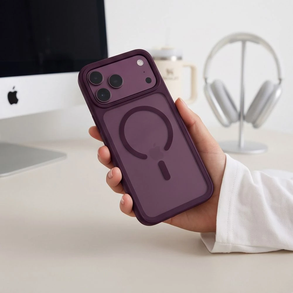 Dėklas Tech-Protect MagMat MagSafe CC iPhone 17 Pro Max / 18 Pro Max MATINIS BORDINIS