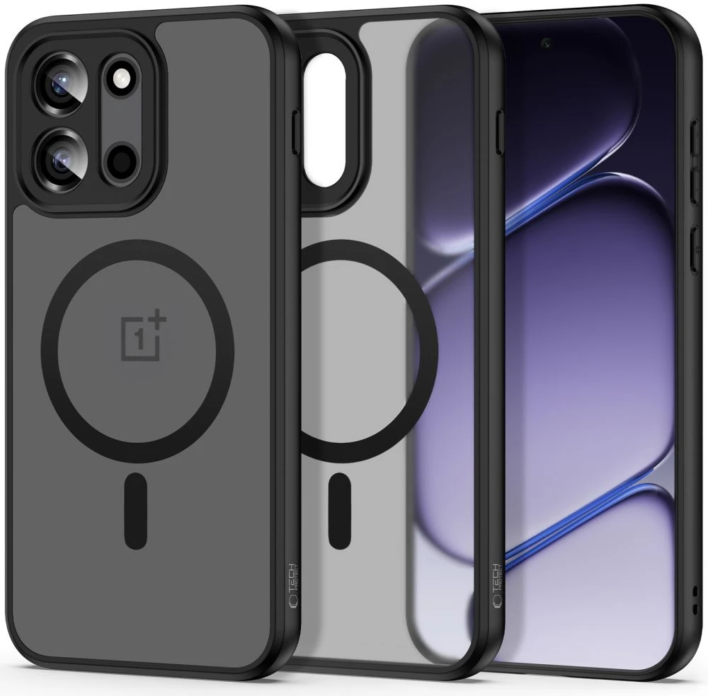Dėklas TECH-PROTECT MAGMAT MAGSAFE ONEPLUS NORD 6 MATINIS Juodas