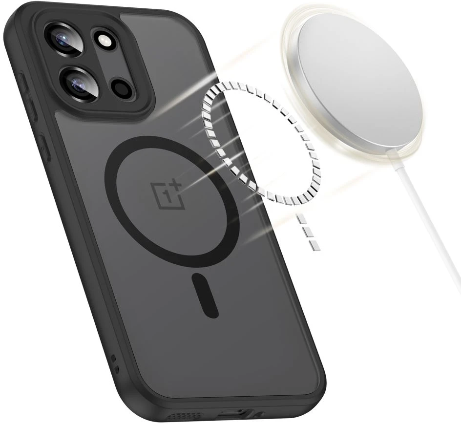 Dėklas TECH-PROTECT MAGMAT MAGSAFE ONEPLUS NORD 6 MATINIS Juodas