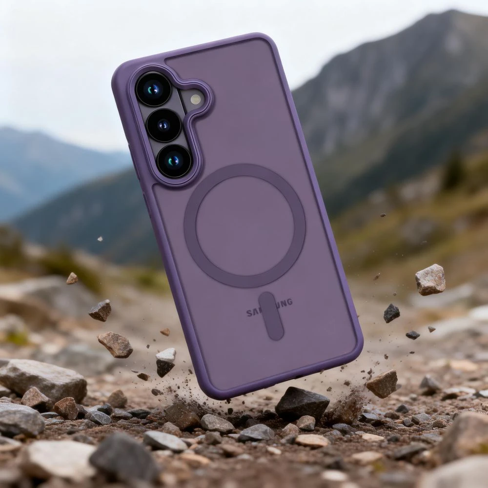 Dėklas Tech-Protect MagMat MagSafe Samsung Galaxy S26 MATINIS KOBALTO VIOLETINIS