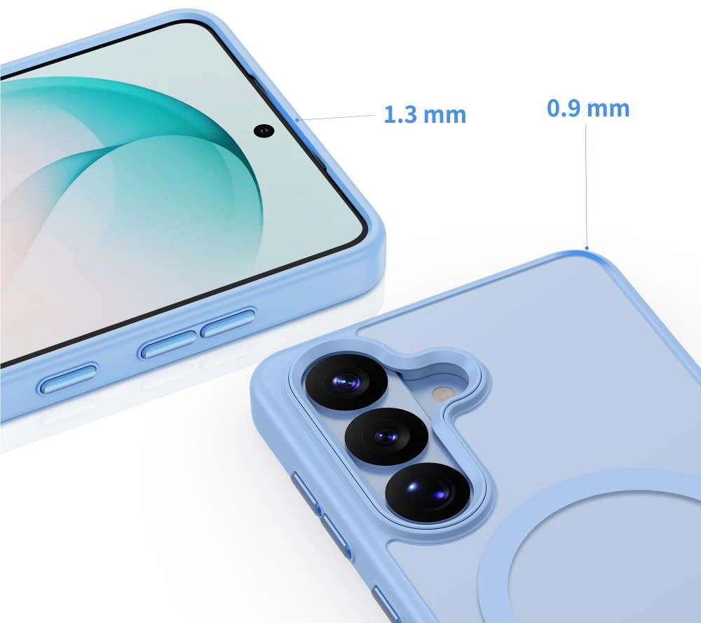 Dėklas Tech-Protect MagMat MagSafe Samsung Galaxy S26 MATINIS DANGELIO ŽYDRAS