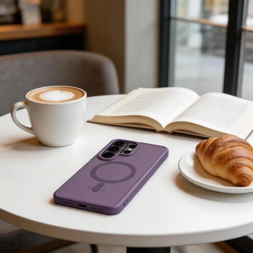 Dėklas Tech-Protect MagMat MagSafe Samsung Galaxy S26 Ultra MATINIS KOBALTO VIOLETINIS