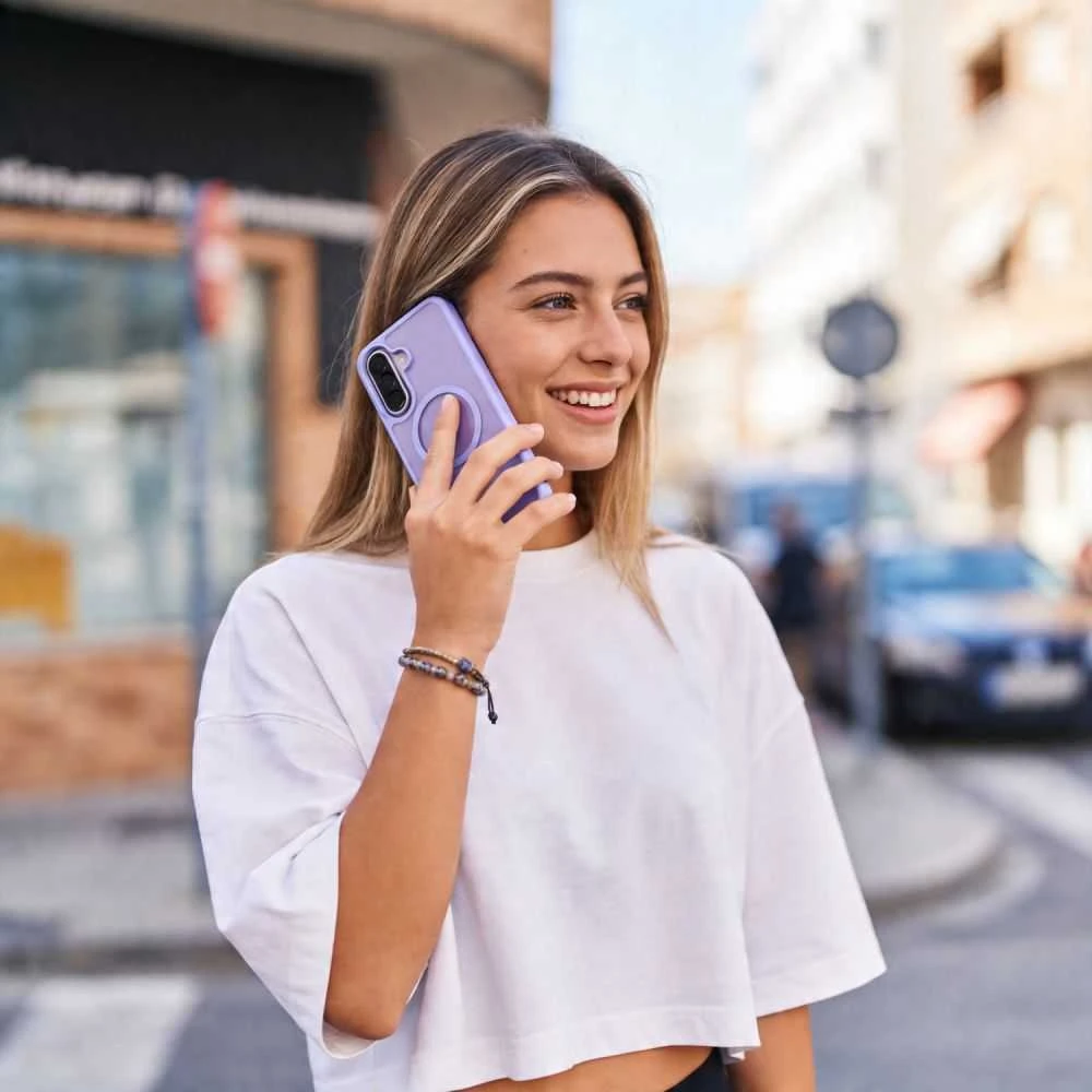 Dėklas Tech-Protect MAGMAT MagSafe Samsung Galaxy A57 5G MATINIS ALYVINIS