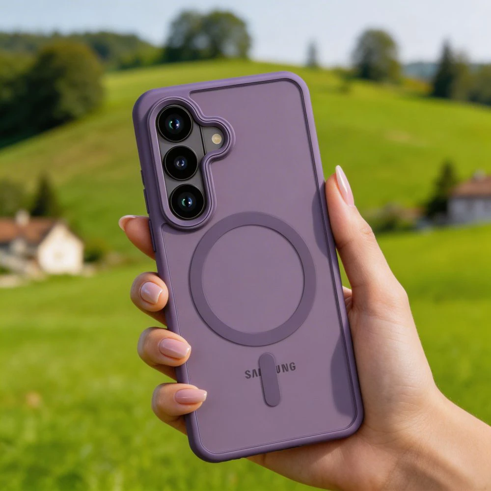Dėklas Tech-Protect MagMat MagSafe Samsung Galaxy S26 MATINIS KOBALTO VIOLETINIS