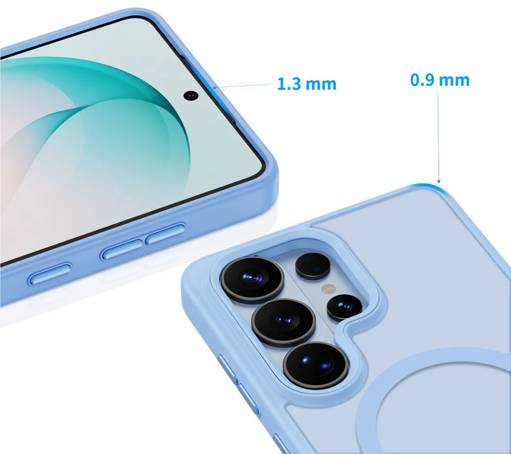 Dėklas Tech-Protect MagMat MagSafe Samsung Galaxy S26 Ultra MATINIS DANGTELIS SKY Mėlynas
