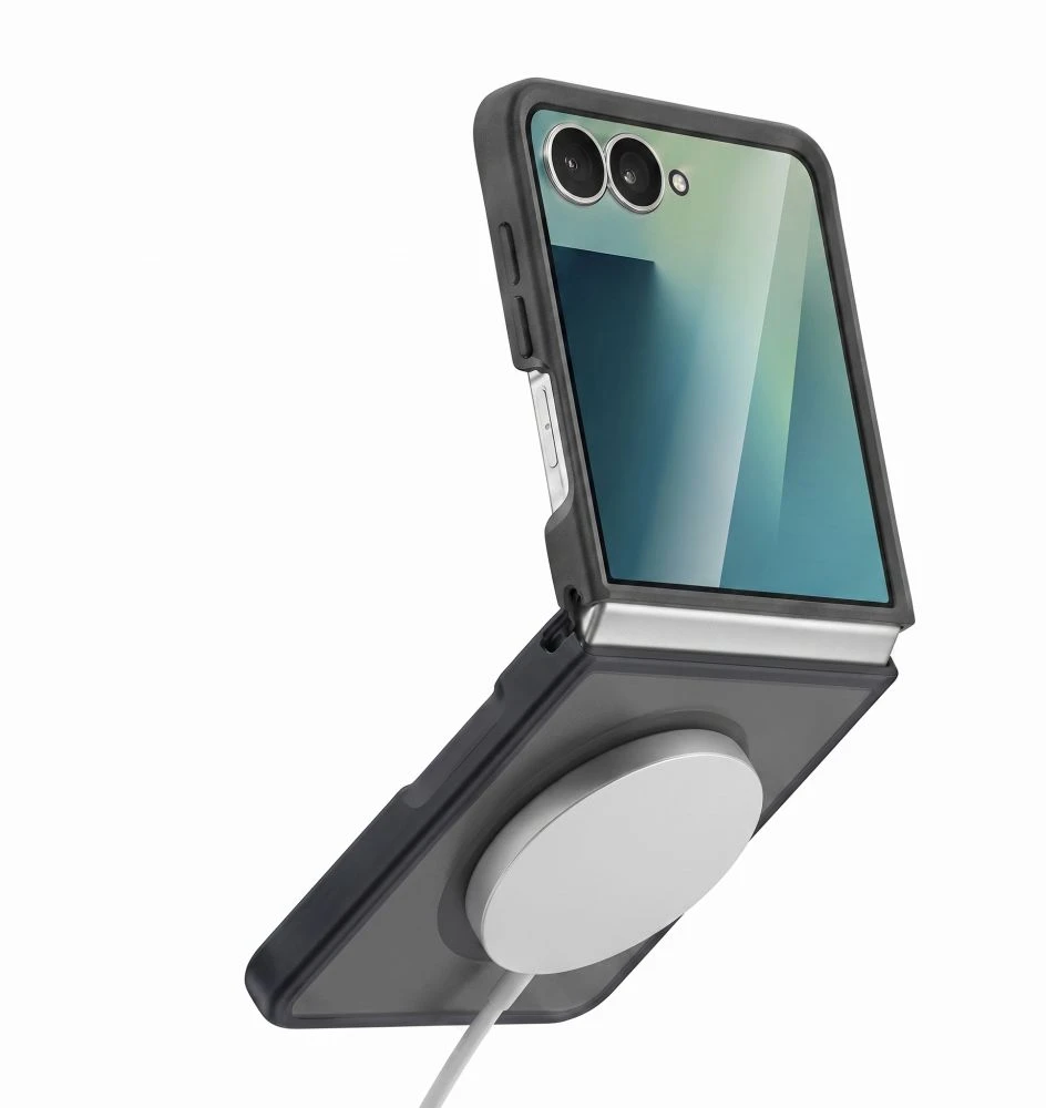 Dėklas Tech-Protect MagMat MagSafe Samsung Galaxy Z FLIP 8 MATINIS Juodas