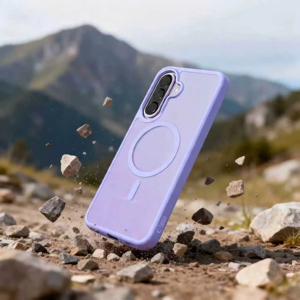 Dėklas Tech-Protect MAGMAT MagSafe Samsung Galaxy A57 5G MATINIS ALYVINIS