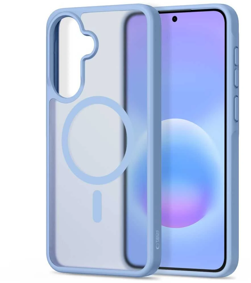 Dėklas Tech-Protect MAGMAT MagSafe Samsung Galaxy A57 5G MATINIS žydros spalvos