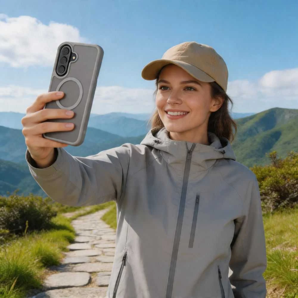 Dėklas „Tech-Protect MAGMAT MagSafe“ „Samsung Galaxy A57 5G“ rytinis telefonas