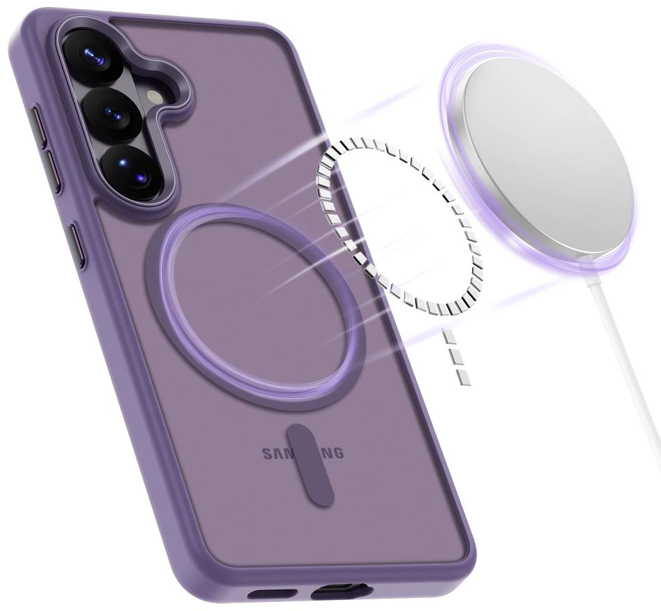 Dėklas Tech-Protect MagMat MagSafe Samsung Galaxy S26 MATINIS KOBALTO VIOLETINIS
