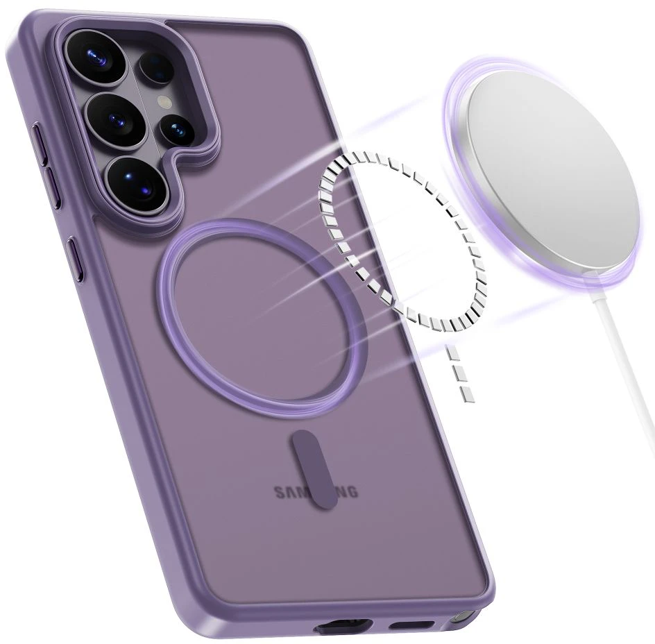 Dėklas Tech-Protect MagMat MagSafe Samsung Galaxy S26 Ultra MATINIS KOBALTO VIOLETINIS