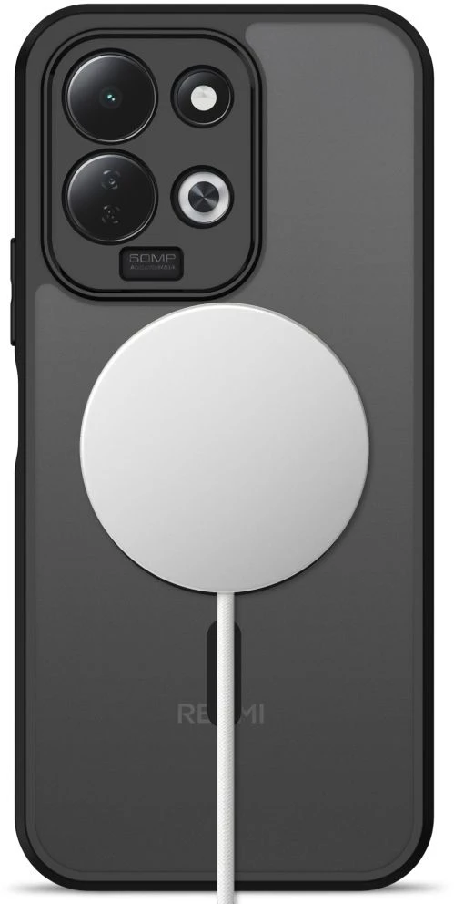Dėklas Tech-Protect MagMat MagSafe XIAOMI REDMI 17 4G / 5G MATINIS Juodas