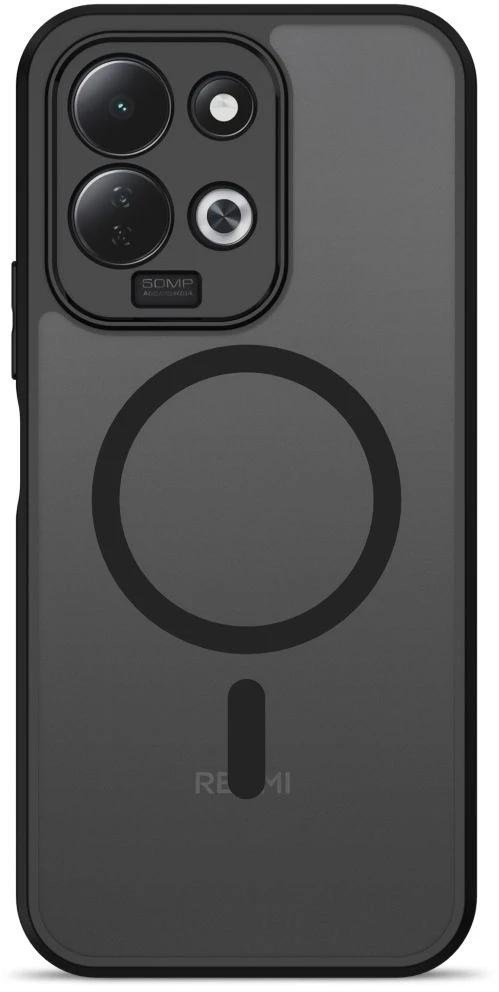 Dėklas Tech-Protect MagMat MagSafe XIAOMI REDMI 17 4G / 5G MATINIS Juodas