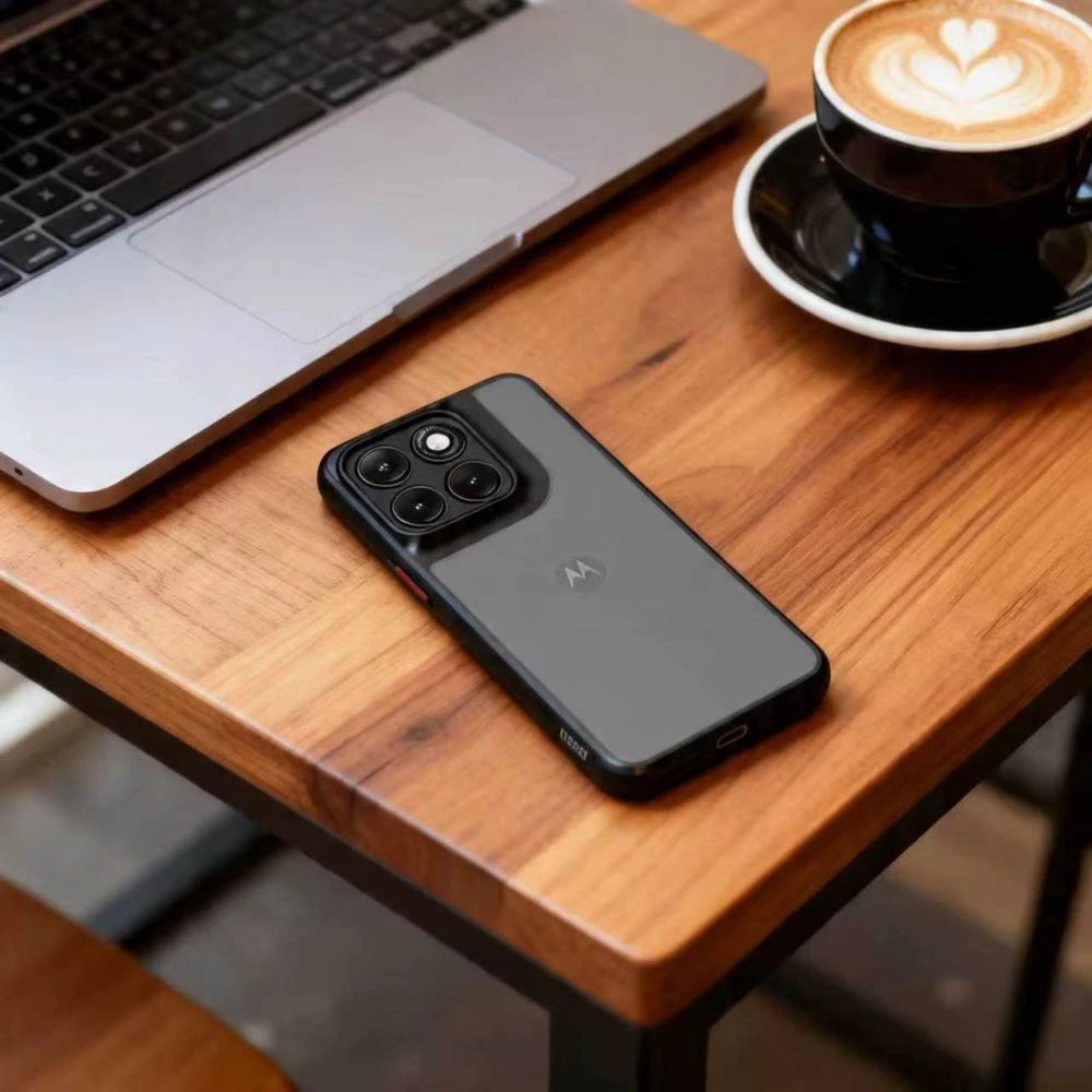Dėklas Tech-Protect MagMat Motorola EDGE 70 FUSION / FUSION+ PLUS 5G MATINIS juodos spalvos