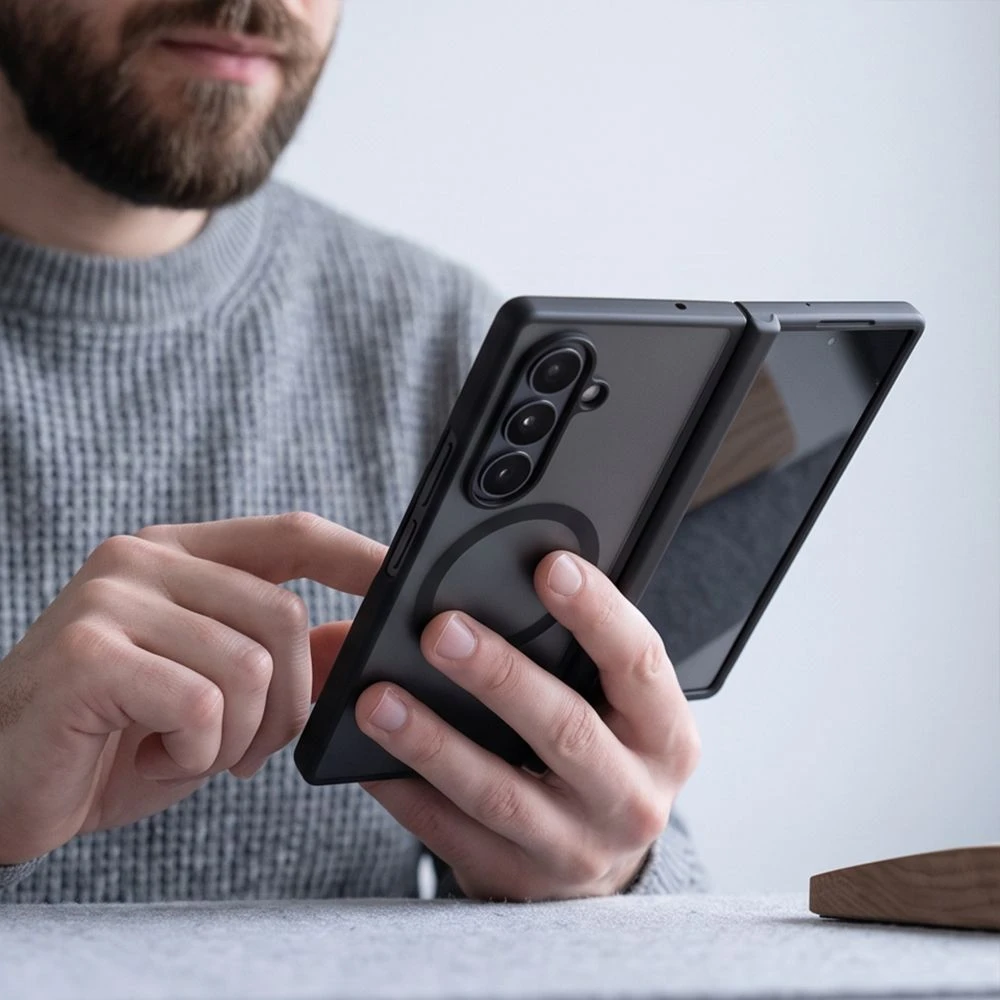 Dėklas Tech-Protect MAGPEAK MagSafe Galaxy Z FOLD 8 ULTRA MATINIS Juodas