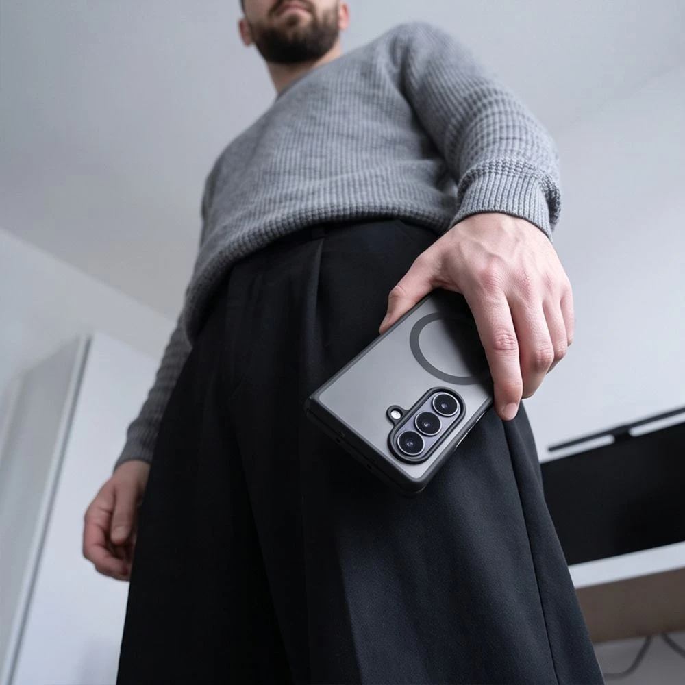 Dėklas Tech-Protect MAGPEAK MagSafe Galaxy Z FOLD 8 ULTRA MATINIS Juodas
