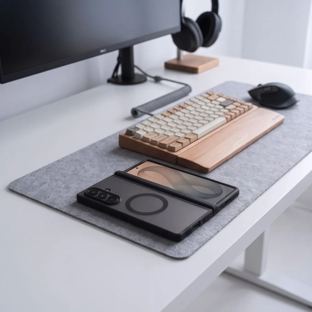 Dėklas Tech-Protect MAGPEAK MagSafe Galaxy Z FOLD 8 ULTRA MATINIS Juodas