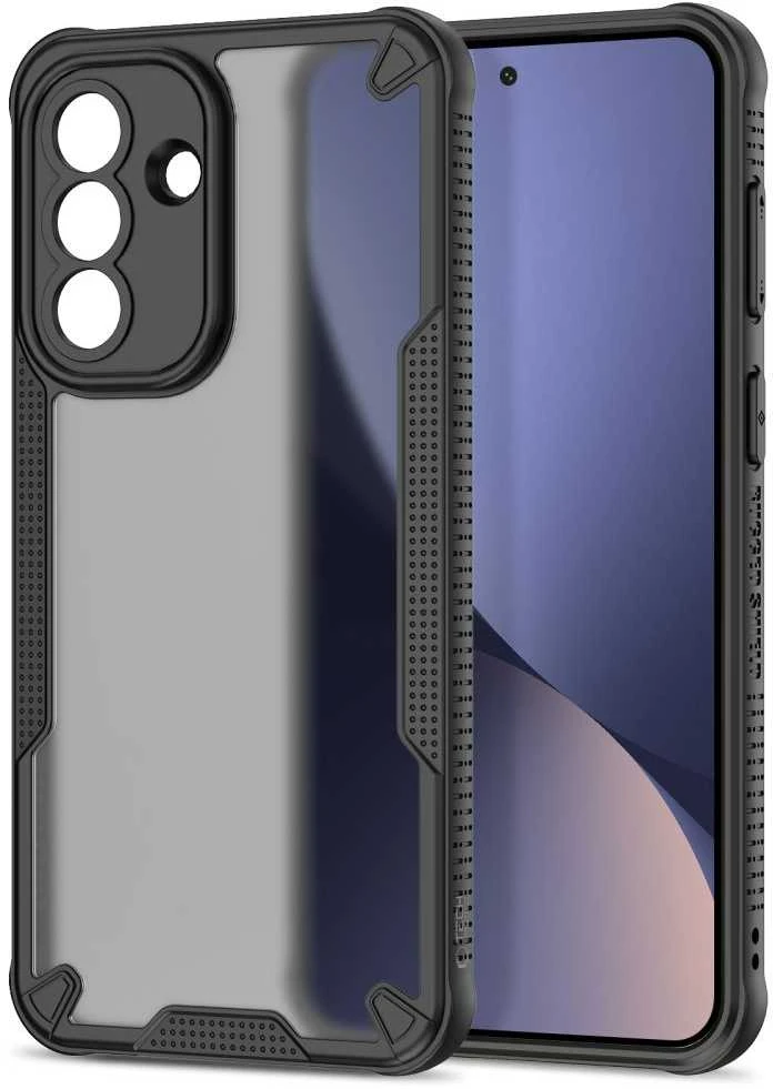 Dėklas Tech-Protect RUGGED SHIELD Samsung Galaxy A37 5G MATINIS juodos spalvos