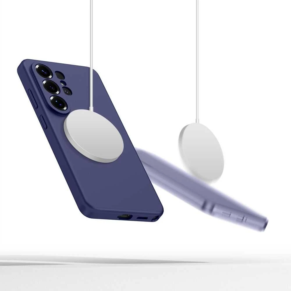 „Tech-Protect“ silikoninis „MagSafe“ dėklas „Samsung Galaxy S26 Ultra“ kobalto violetinis