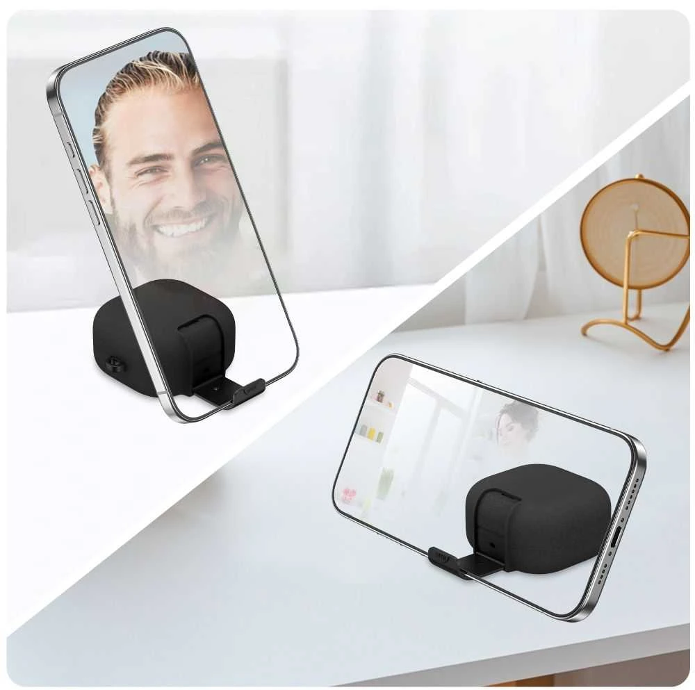 Dėklas Tech-Protect Slim Hook Samsung Galaxy Buds 4 / 4 Pro juodos spalvos