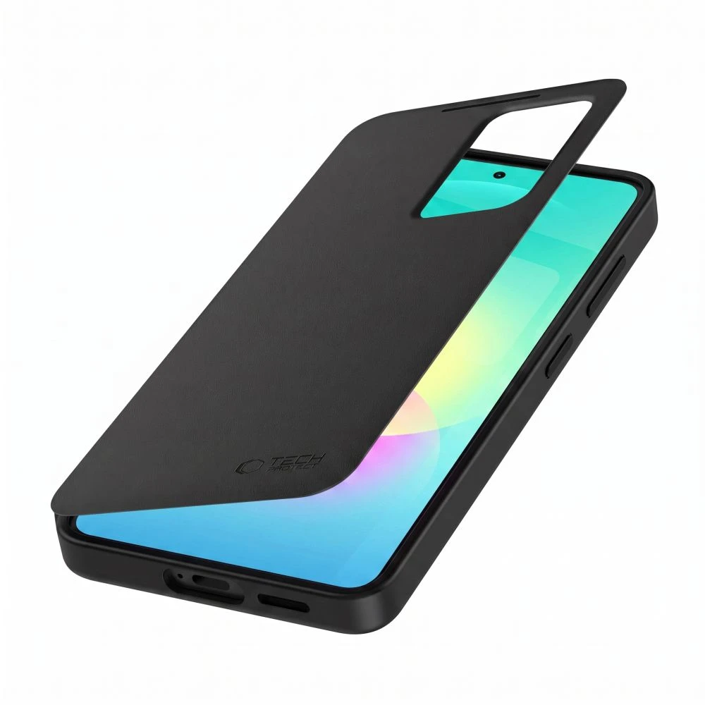Dėklas TECH-PROTECT SMART WALLET GALAXY A27 5G MATTE Juodas
