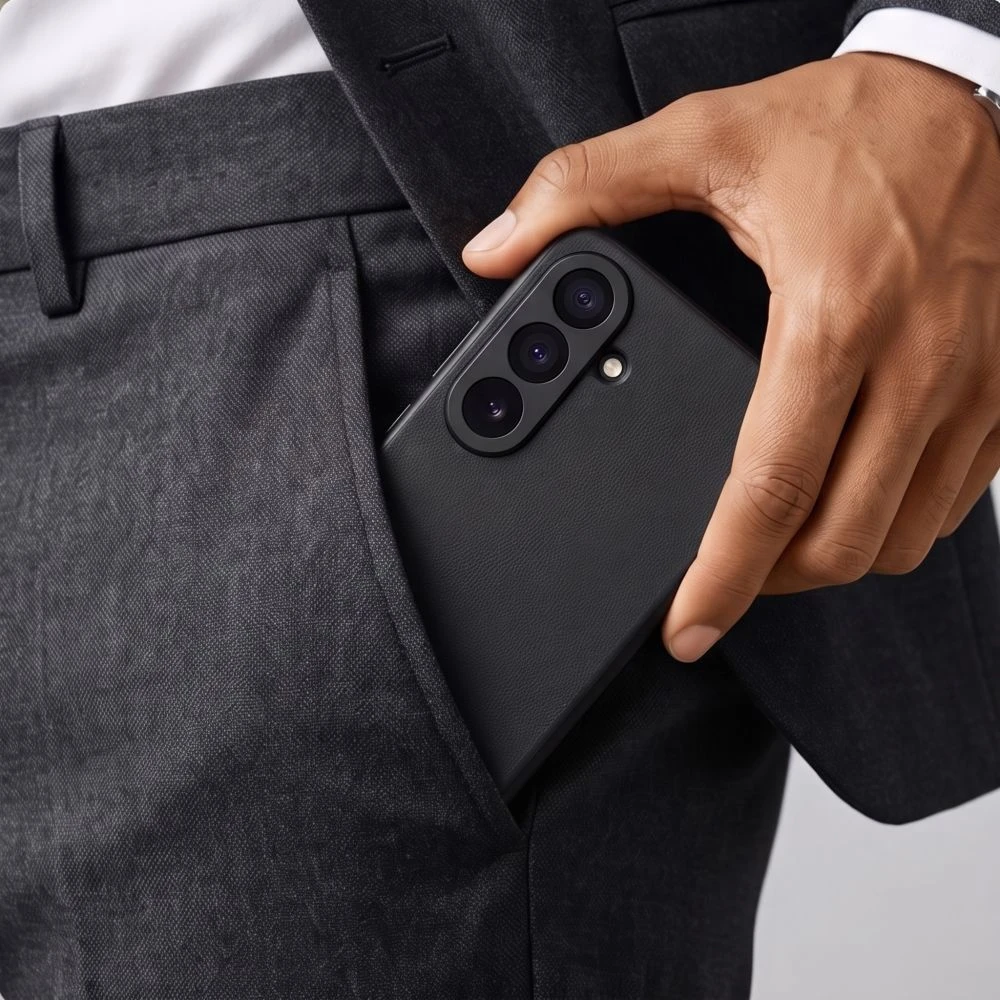 Dėklas TECH-PROTECT SMART WALLET GALAXY A27 5G MATTE Juodas