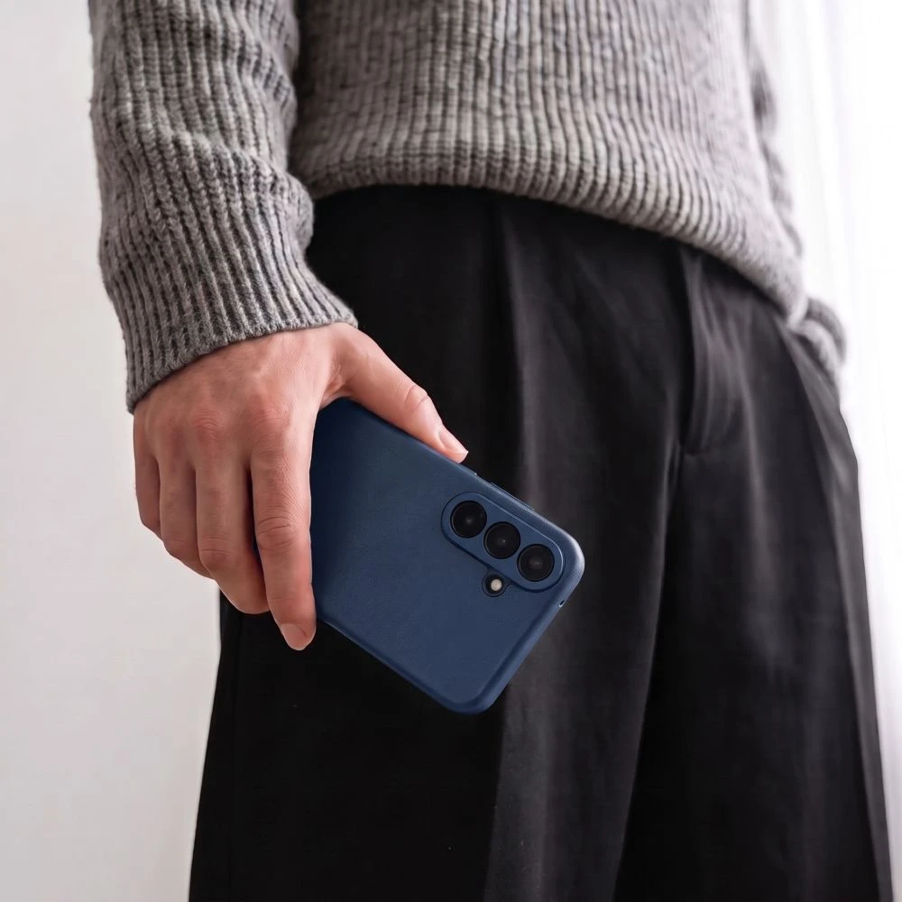 Dėklas Tech-Protect SMART WALLET Samsung Galaxy S26 FE TAMSIAI MĖLYNAS