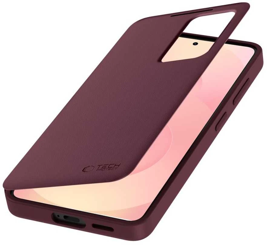 Dėklas „Tech-Protect“ išmanioji piniginė „Samsung Galaxy A57 5G Mulberry“