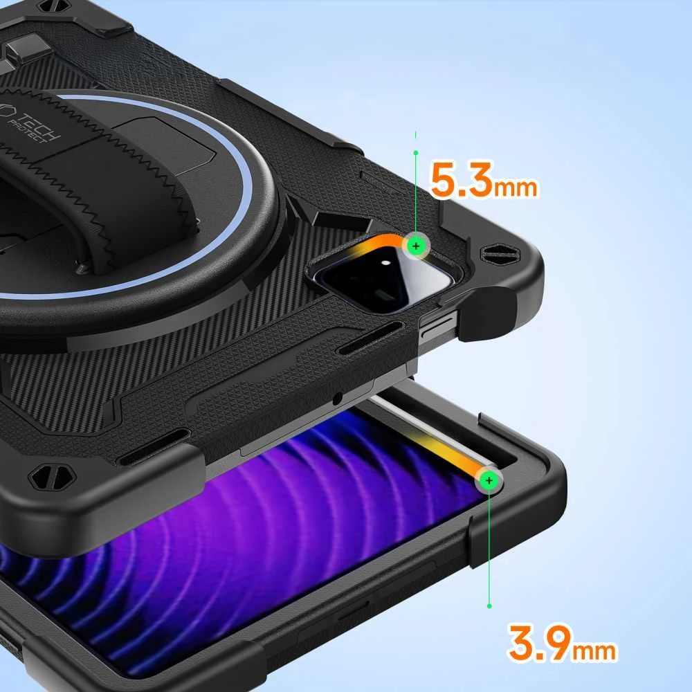 Dėklas Tech-Protect Solid skirtas Xiaomi PAD 7 / 7 PRO / 8 / 8 PRO 11.2“ juodas
