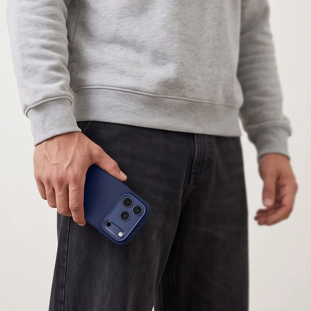 Dėklas TECH-PROTECT UNIQ MagSafe CC iPhone 17 PRO / 18 PRO Tamsiai mėlynas