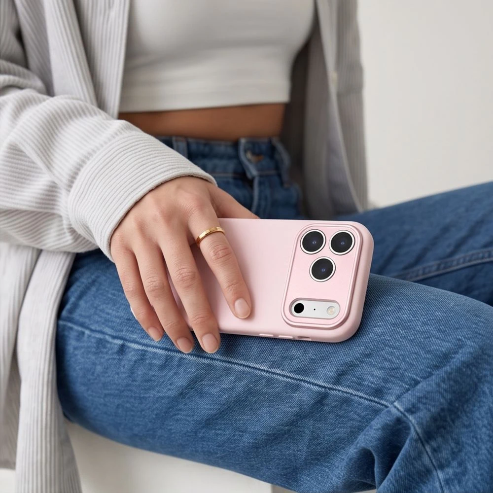 Dėklas TECH-PROTECT UNIQ MagSafe CC iPhone 17 PRO / 18 PRO ŠVELNIAI ROŽINIS