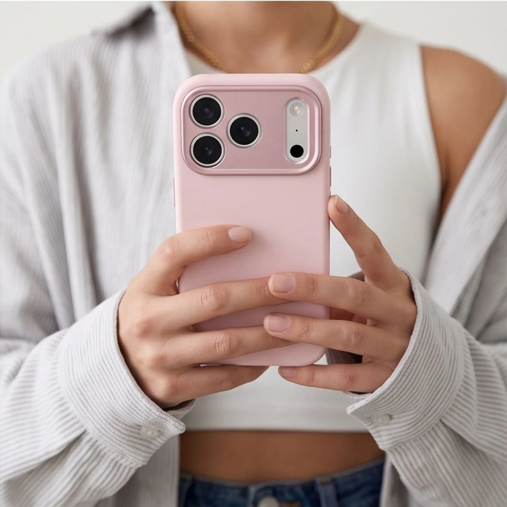 Dėklas TECH-PROTECT UNIQ MagSafe CC iPhone 17 PRO / 18 PRO ŠVELNIAI ROŽINIS