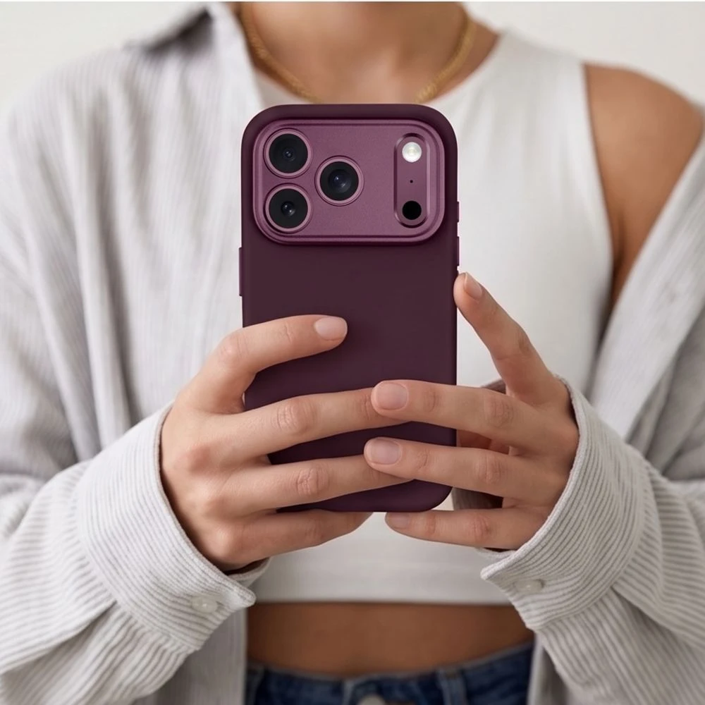 Dėklas TECH-PROTECT UNIQ MagSafe CC iPhone 17 Pro Max / 18 Pro Max TAMSIAI VYŠNINIS