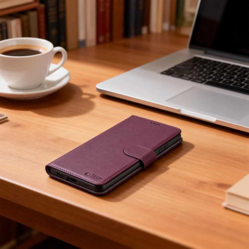 Dėklas Tech-Protect Wallet Samsung Galaxy A27 5G ŠILKMEDŽIO SPALVOS