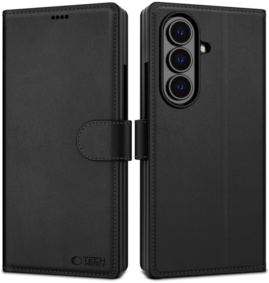 Dėklas Tech-Protect Wallet Samsung Galaxy Z FOLD 8 ULTRA Juodas
