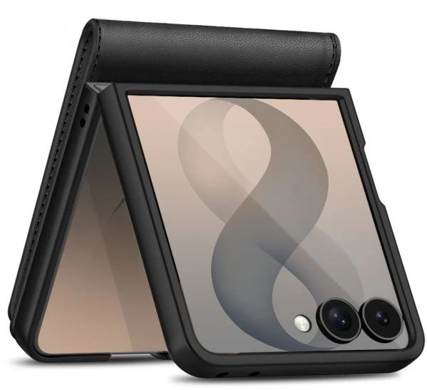 Dėklas Tech-Protect Wallet Samsung Galaxy Z FLIP 8 Juodas
