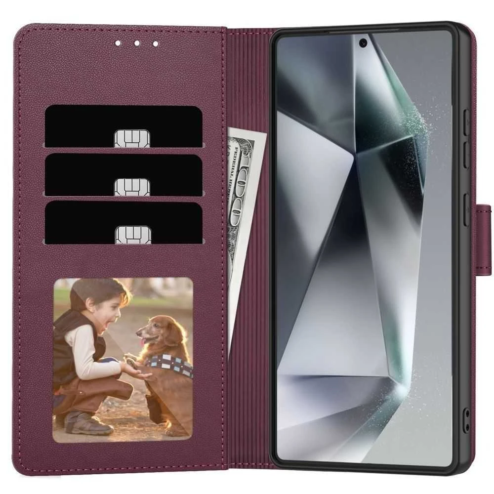 Dėklas Tech-Protect Wallet Samsung Galaxy A27 5G ŠILKMEDŽIO SPALVOS